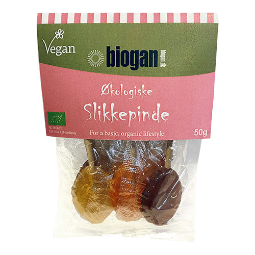 Slikkepinner Øko fra Biogan