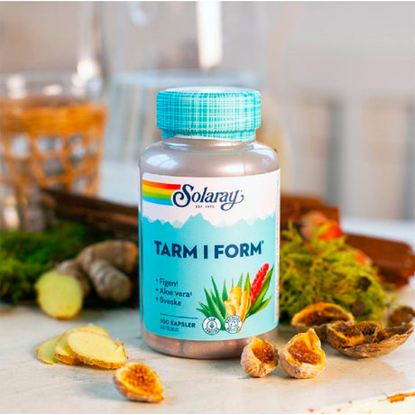 Solaray Naturlig Tarm I Form | 100 kapsler fra Solaray