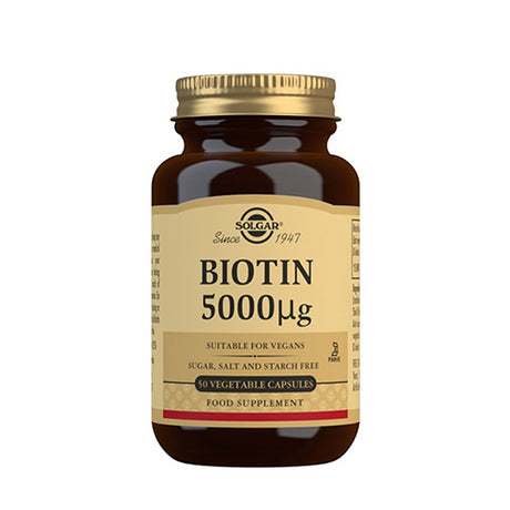 Biotin Vegan 5000 Ug fra Solgar