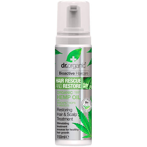 Dr. Organic Hemp Oil Hair Rescue And Restore | 150 ml fra Dr. Organic