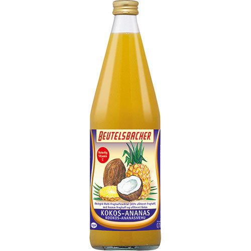 Beutelsbacher Kokos Ananas Saft Økologisk | 750 ml fra Beutelsbacher
