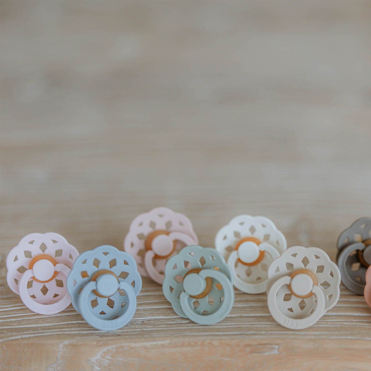 Boheme Latex 6mnd+ (Ivory/Blossom) 2 stk fra BIBS