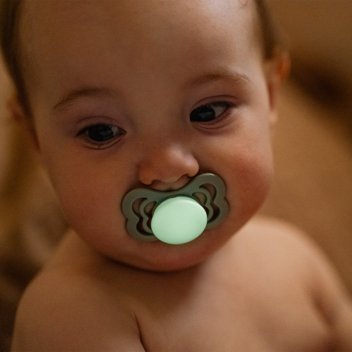 Supreme Silikon 6mnd+ (Sage GLOW/Cloud GLOW) 2 stk fra BIBS