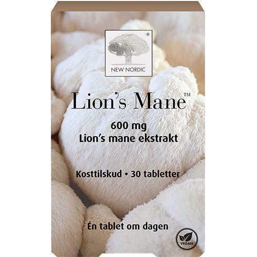 New Nordic Lion's Mane | 30 Tabl. fra New Nordic