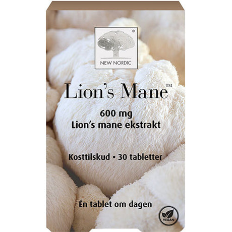 New Nordic Lion's Mane | 30 Tabl. fra New Nordic