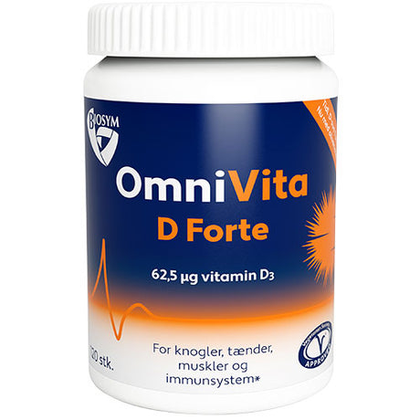 Biosym Omnivita D Forte | 120 kapsler fra Biosym
