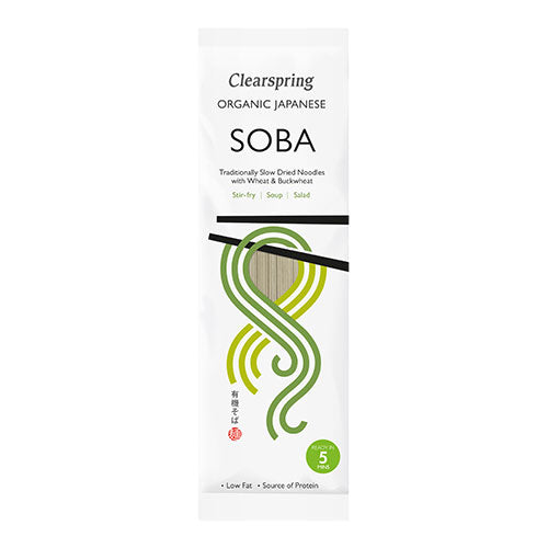 Soba nudler (hvete & bokhvete) Ø fra Clearspring