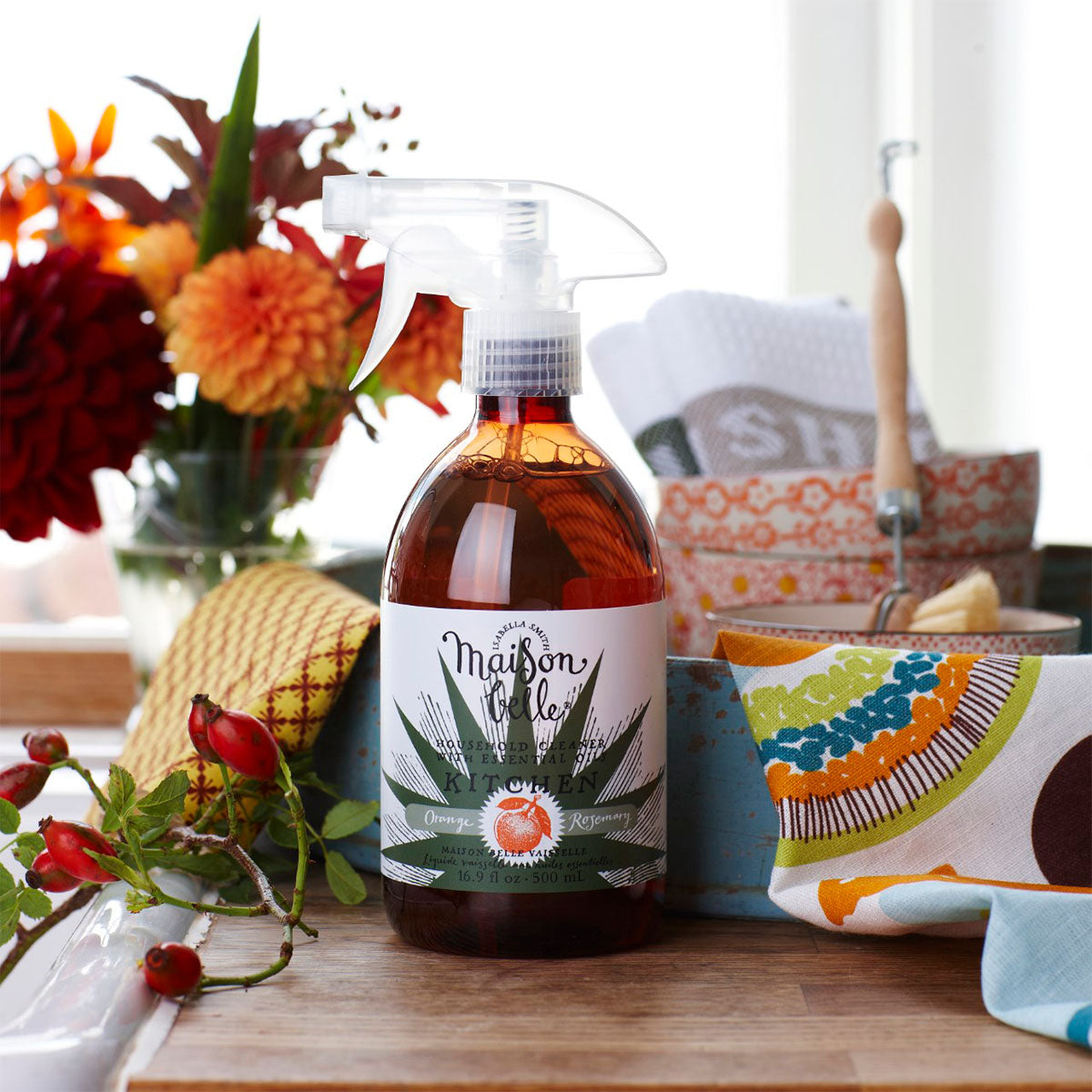 Kjøkken Rengjøring Spray Appelsin Rosmarin fra Isabella Smith Maison Belle