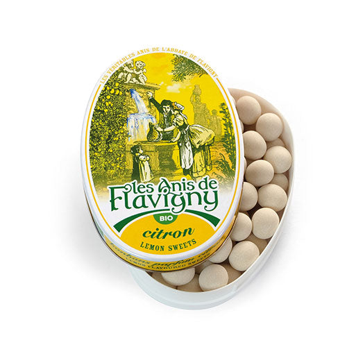 Anis de Flavigny Anis Pastiller M. Citron Økologisk | 50 gr fra Anis de Flavigny