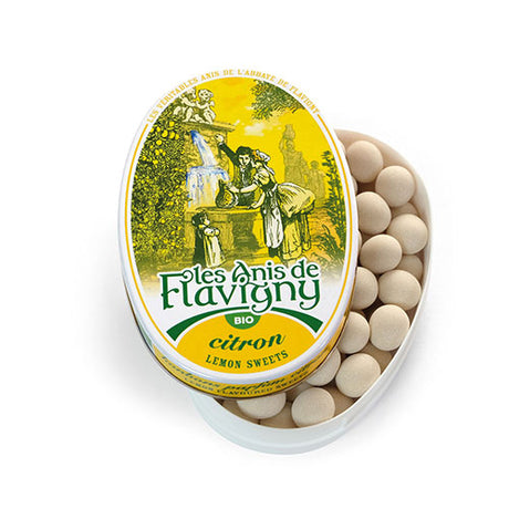 Anis de Flavigny Anis Pastiller M. Citron Økologisk | 50 gr fra Anis de Flavigny