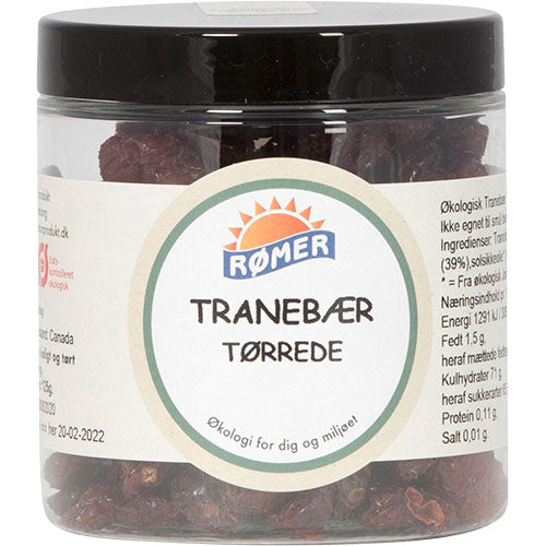Tranebær Tørkede Økologisk fra Rømer