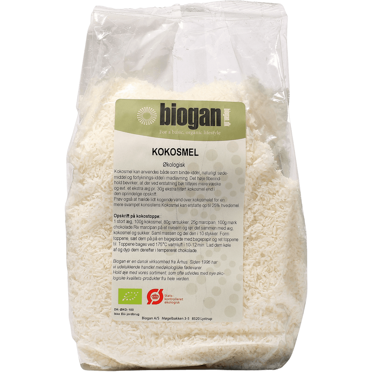 Biogan Kokosmasse Økologisk | 500 g fra Biogan