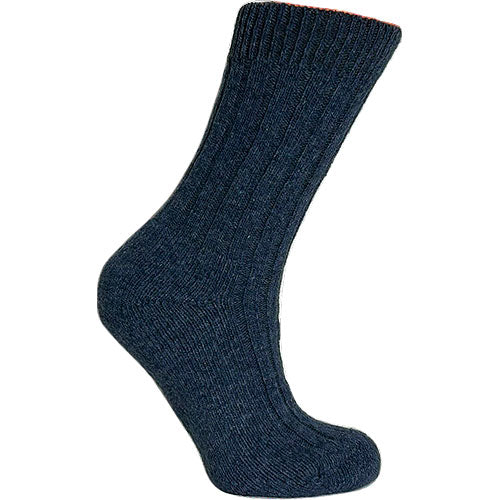 Merinostrømper Blå | Str. 43/46 fra Clemente