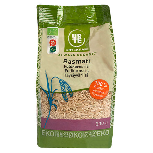 Fullkorns Basmatiris Øko fra Urtekram