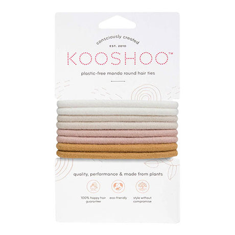 Hårstrikk (runde) Golden Fibres 8 stk. fra KooShoo