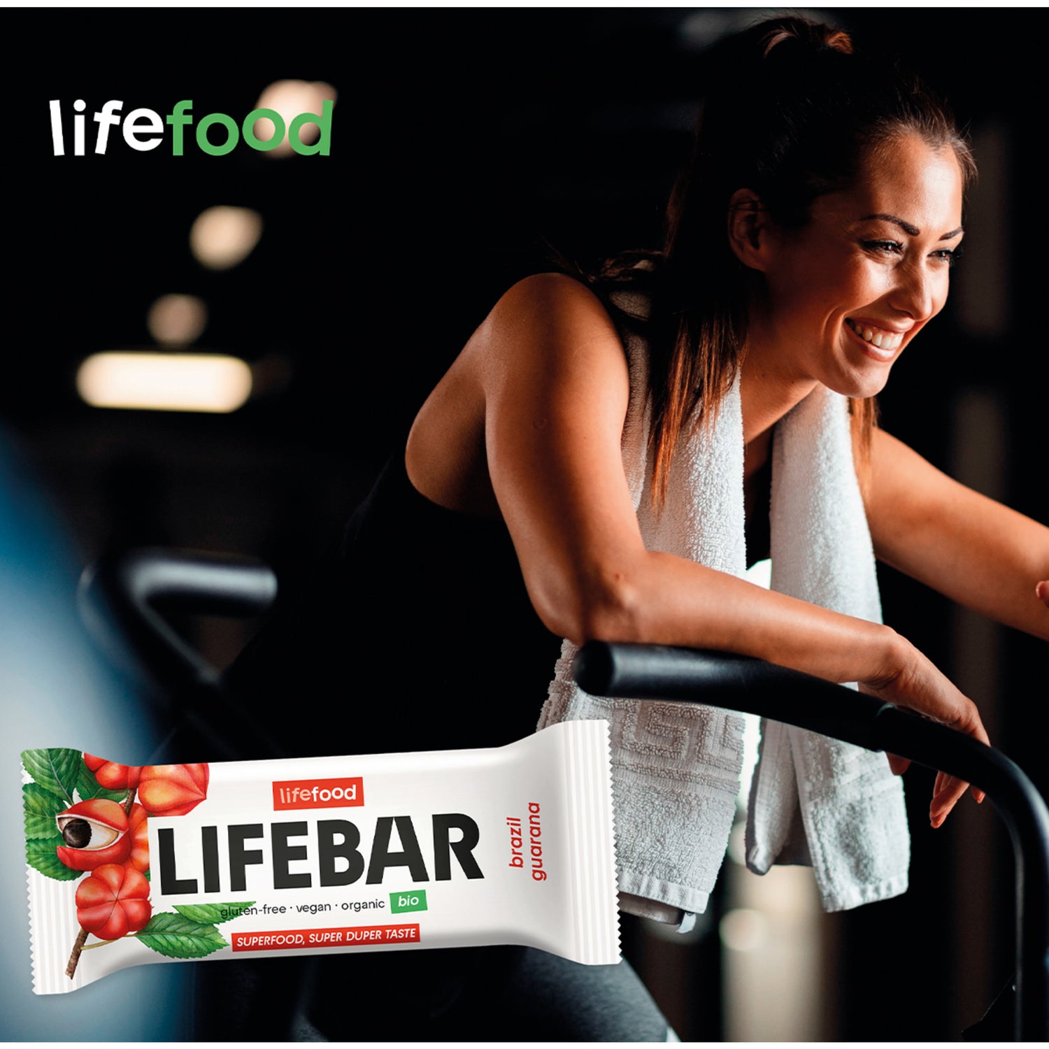 LifeBar Paranøtt Guarana Øko fra Lifefood