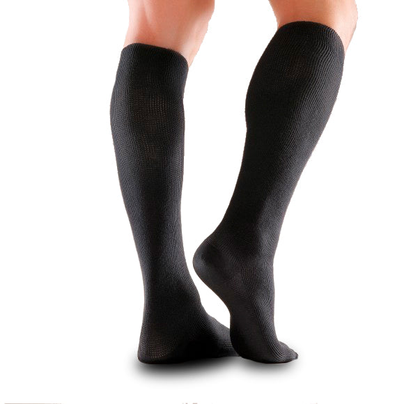 Bomull Knestrømpe - Sort