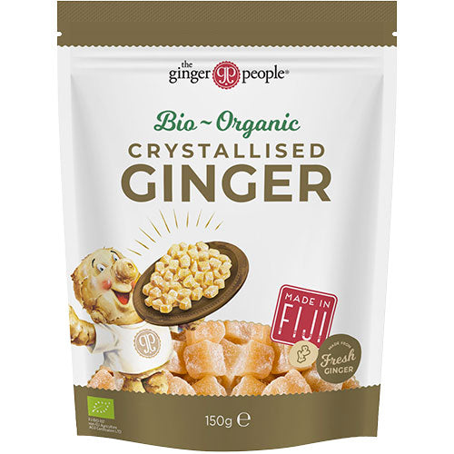 The Ginger People kandisert ingefær Ø | 150 gr