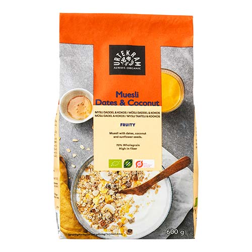 Müsli Daddel & Kokos Øko fra Urtekram