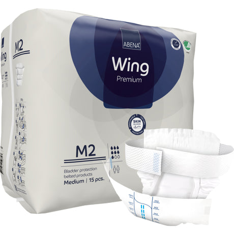 Wing M2 Belte Inkontinensbeskyttelse, Premium fra Abena
