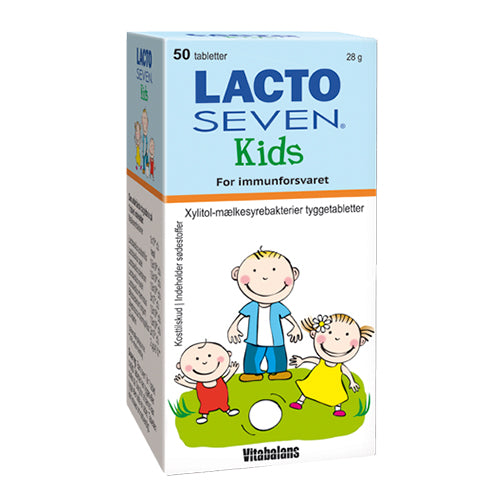 LactoSeven Kids | 50 Tabl. fra LactoSeven