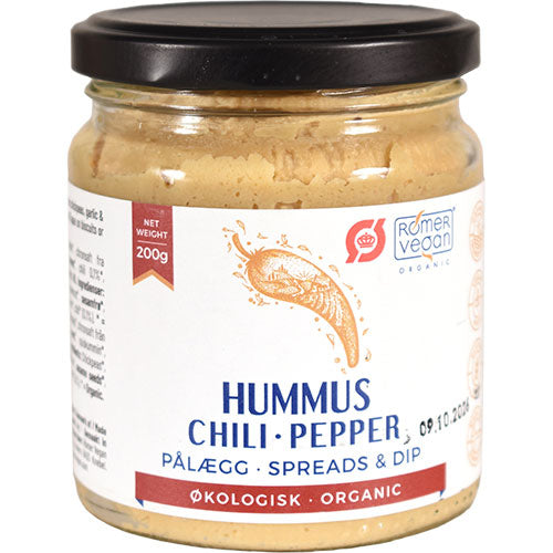 Smørepålegg Hummus Chili & Cayennepepper Øko fra Rømer