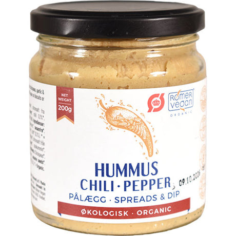 Smørepålegg Hummus Chili & Cayennepepper Øko fra Rømer