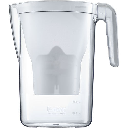 Glasskanne 1,4L Hvit m. magnesiumfilter fra BWT