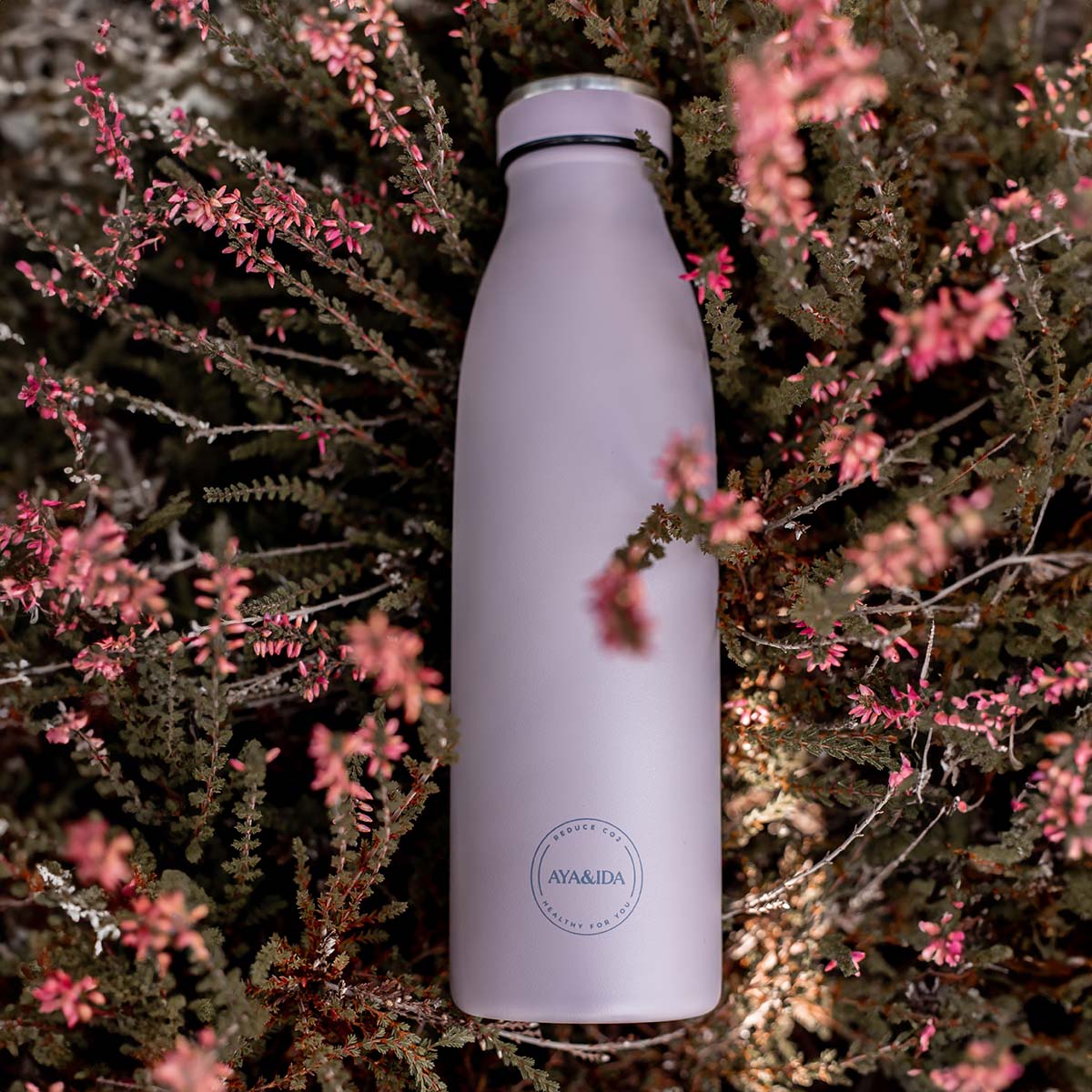 Termos Drikkeflaske Rustfritt Stål Lavendel fra AYA&IDA