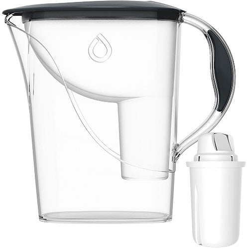 Vannfilter Kanne 2,4 liter - Anracitgrå - 1 stk fra Dafi