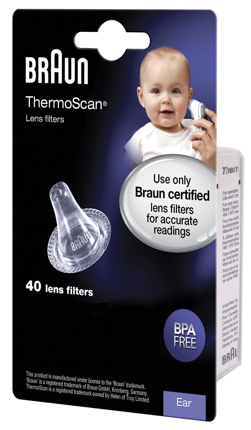 Thermoscan Linsefiltre fra Braun