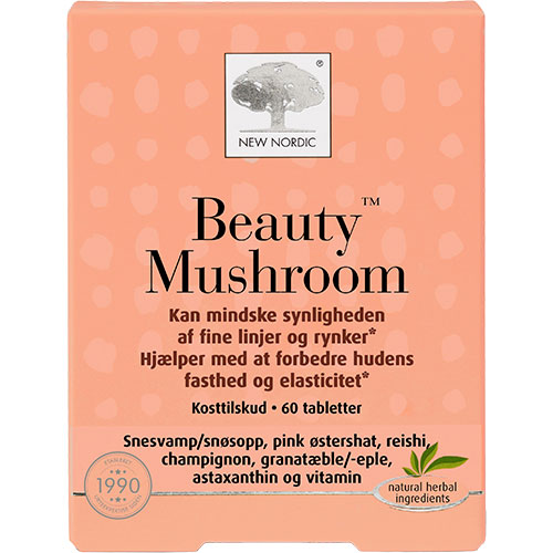 New Nordic Beauty Mushroom | 60 Tabl. fra New Nordic