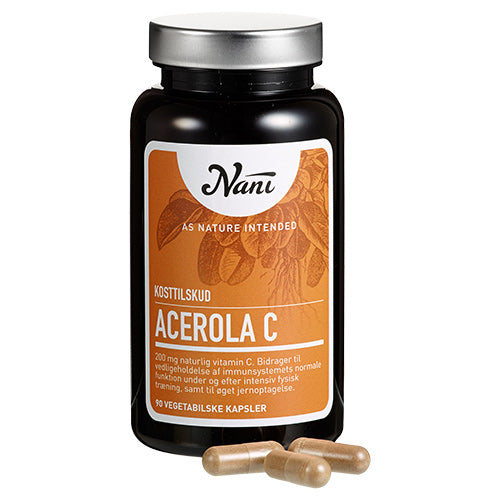 Nani Acerola C-vitamin | 90 kapsler fra Nani