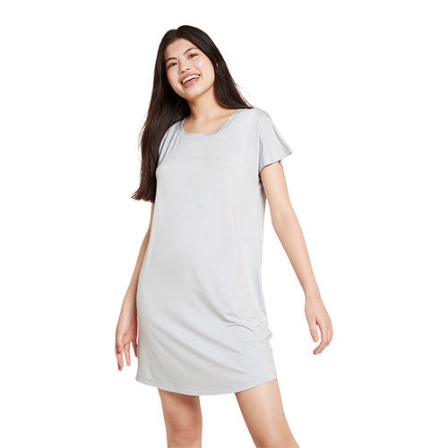 Boody Goodnight Nightdress Dove | Str. Xs fra Boody