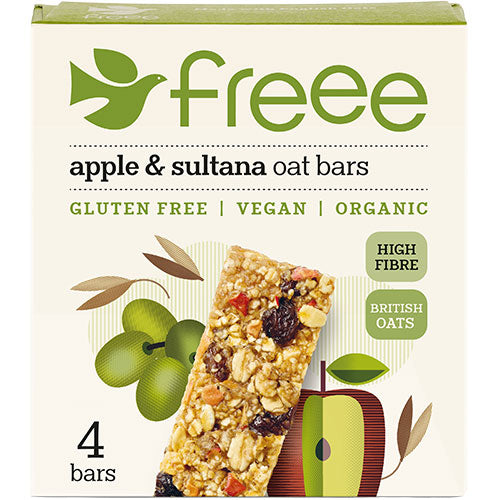 Glutenfri Havrebar m. eple & sultanas Øko fra fra Doves Farm