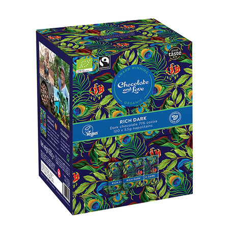 Rich Dark Dispenser Boks Øko fra fra Chocolate and Love