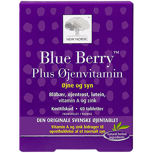 Blue Berry Plus Øyenvitamin fra New Nordic