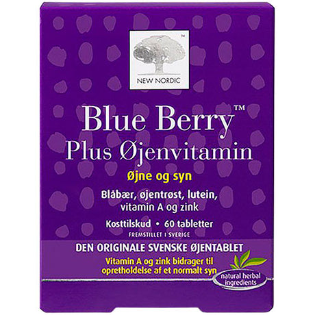 Blue Berry Plus Øyenvitamin fra New Nordic