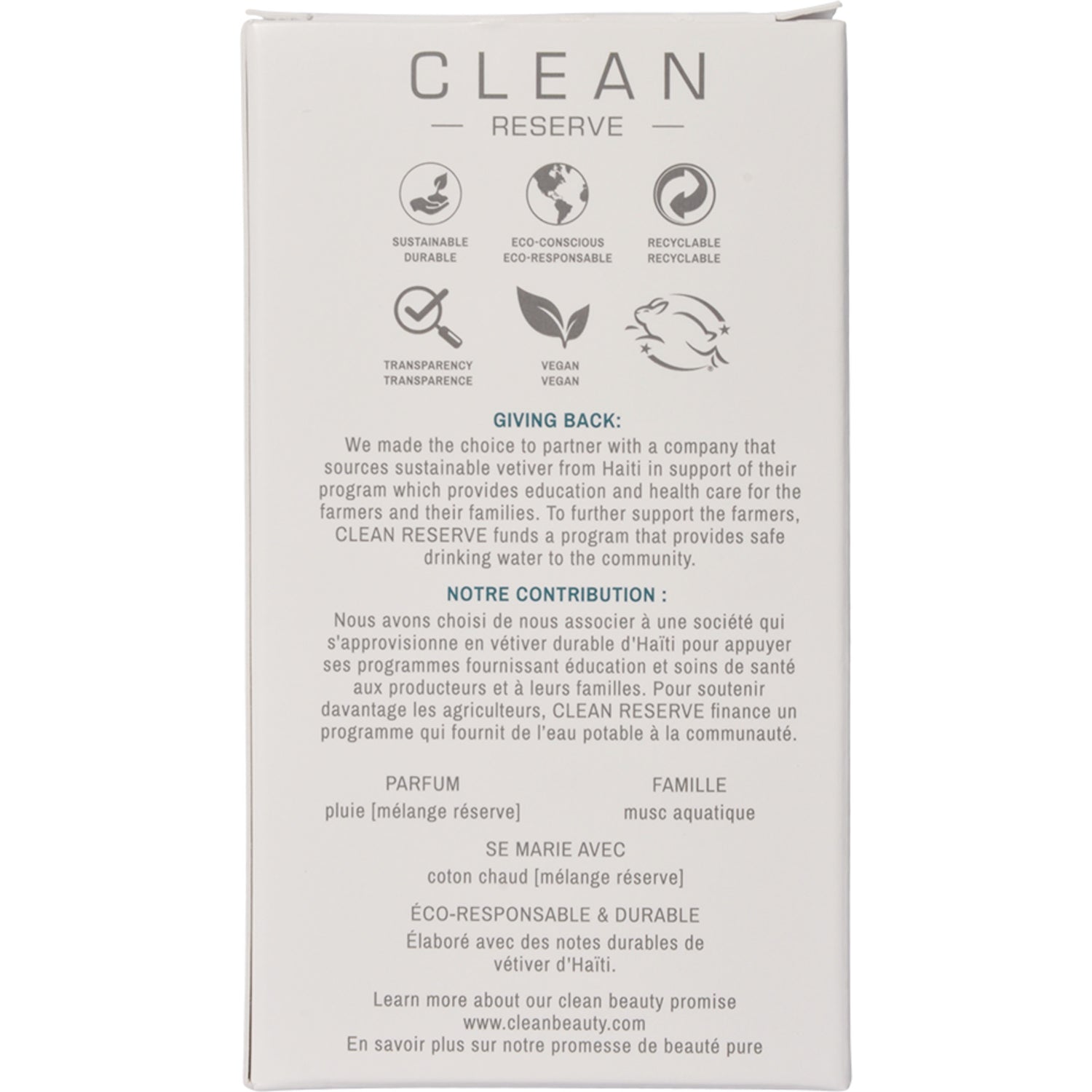 Reserve Rain EDP fra Clean