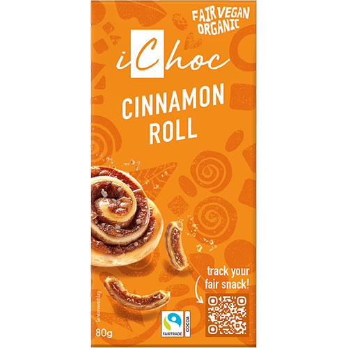 choc Cinnamon Roll (Kanelsnegl) Ø | 80 gr fra ichoc