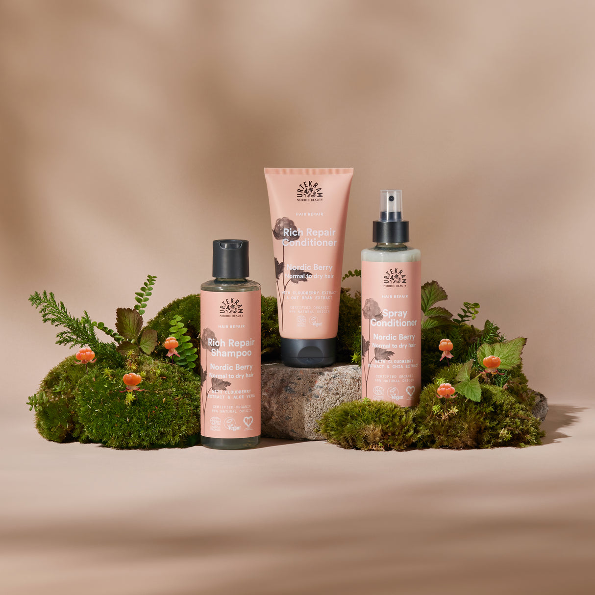 Urtekram Spray Conditioner Nordic Berry | 250 ml fra Urtekram