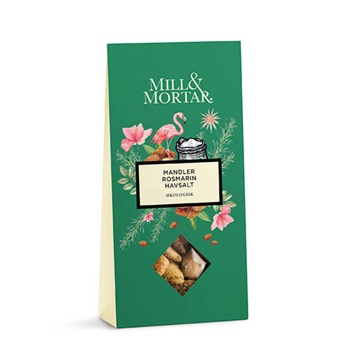 Mill & Mortar Mandler M. Rosmarin & Havsalt Økologisk | 100 gr fra Mill & Mortar