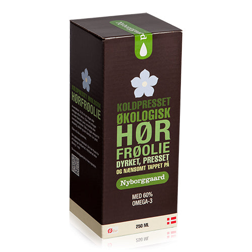 Linfrøolje Kaldpresset Ø fra Nyborggaard