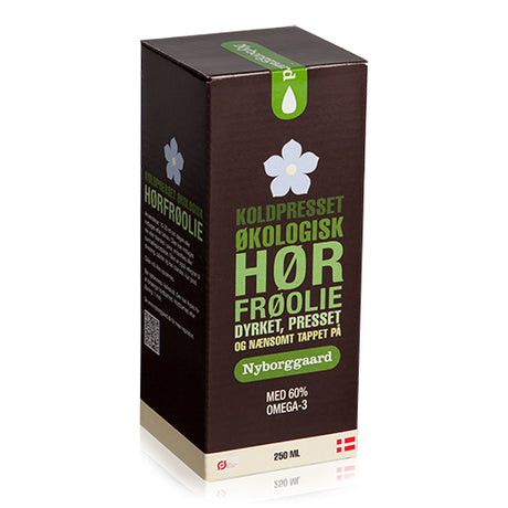 Linfrøolje Kaldpresset Ø fra Nyborggaard