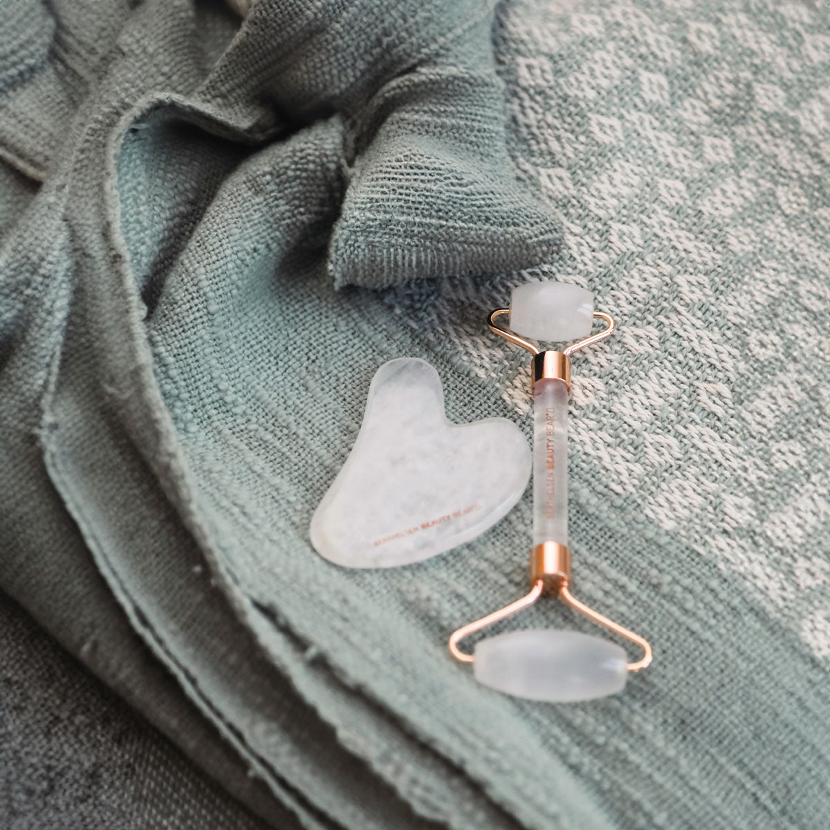 Gaveeske White Jade Roller fra Berthelsen