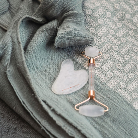 Gaveeske White Jade Roller fra Berthelsen