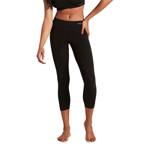 Boody Motivate 3/4 High-waist Tights Black | Str. Xs fra Boody