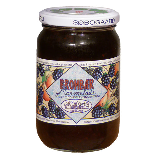 Brombærsyltetøy Øko søtet m eple fra Søbogaard