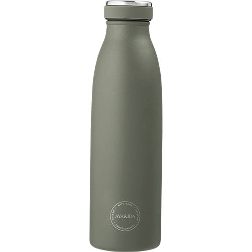 AYA&IDA Termos Drikkeflaske Rustfritt Stål 500 ml | Tropisk Grønn fra AYA&IDA