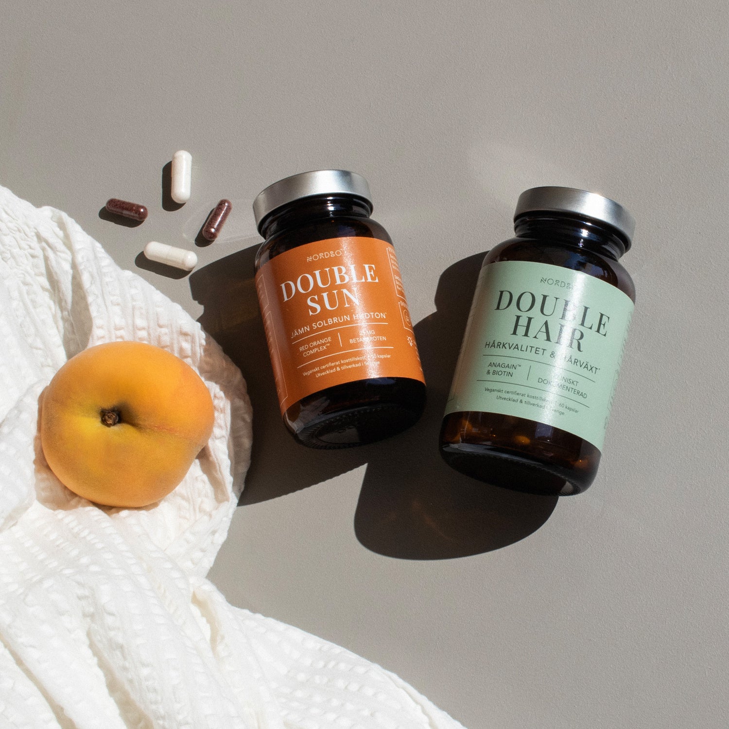 NORDBO Double Hair | 60 kapsler